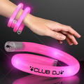 Pink Flash LED Wrap-Around Tube Bracelet - 60 Day